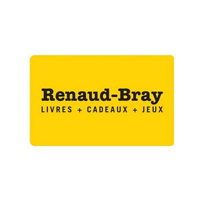 CARTE CADEAU RENAUD-BRAY DE 125$