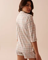 Plaid Super Soft Button-down Shirt
