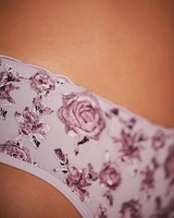 Microfiber and Mesh Sleek Back Bikini Panty