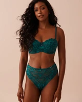 Lightly Lined Strapless 2-tone Lace Bra