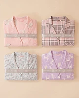 Lilac Plaid Flannel PJ Set