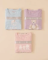 Lilac Plaid Cotton PJ Set