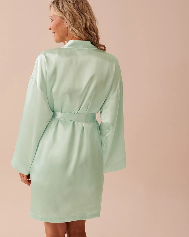 Shiny Satin Kimono
