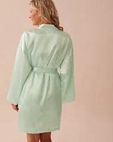 Shiny Satin Kimono