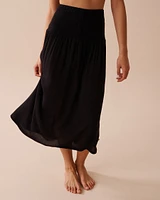 Robe sans bretelles convertible