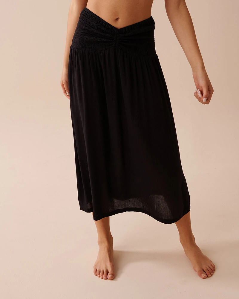 Robe sans bretelles convertible