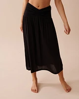 Robe sans bretelles convertible