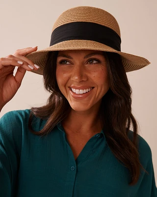 Cloche Hat with Ribbon