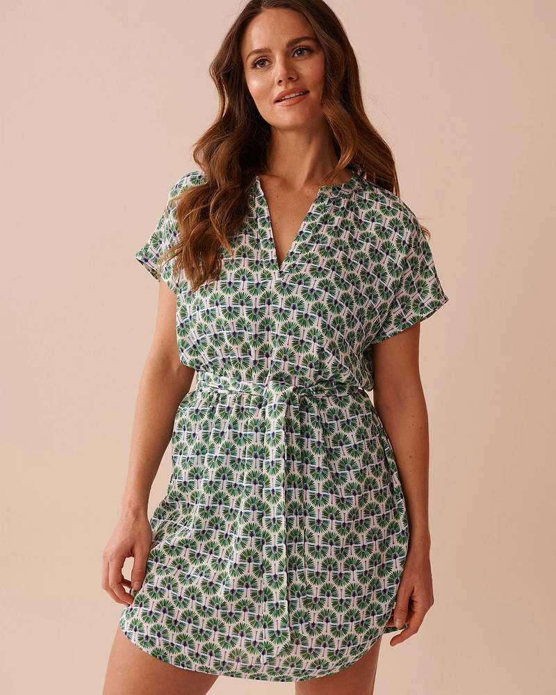 Gauze Short Dress