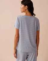 Blue Stripe Super Soft T-shirt