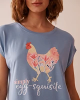 Chicken Print Super Soft T-shirt