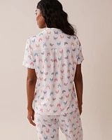 Chicken Print Super Soft Button-down Shirt