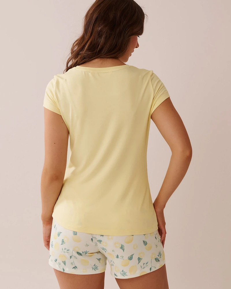Lemon Print Super Soft T-shirt