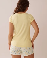 Lemon Print Super Soft T-shirt