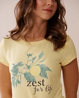 Lemon Print Super Soft T-shirt