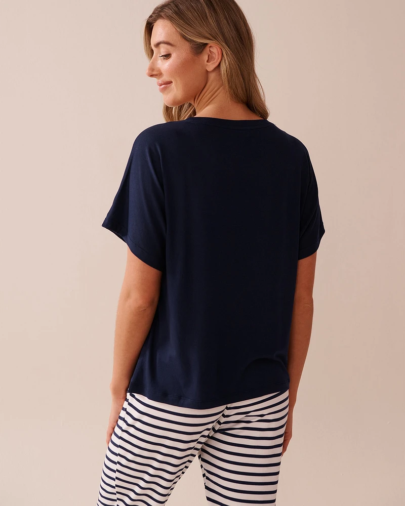 Lemon Print Super Soft Loose Fit T-shirt