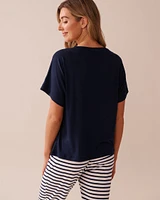 Lemon Print Super Soft Loose Fit T-shirt