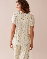 Lemon Print Super Soft Button-down Shirt