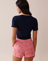 Soft Jersey Crop T-shirt