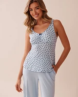 Polka Dot Soft Jersey Cami