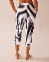 Nautical Stripe Super Soft Pajama Capris