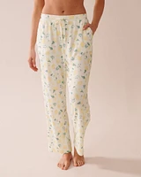 Lemon Print Super Soft Pajama Pants