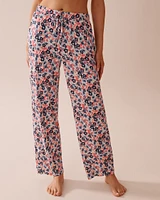Ditsy Floral Print Soft Jersey Pajama Pants