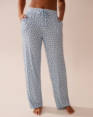 Polka Dot Soft Jersey Pajama Pants