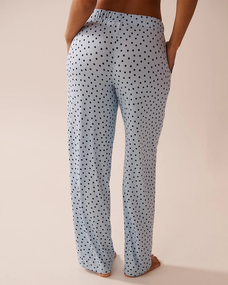 Polka Dot Soft Jersey Pajama Pants