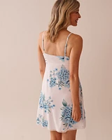 Hydrangea Print Super Soft Nightie