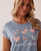 Chicken Print Super Soft Sleepshirt
