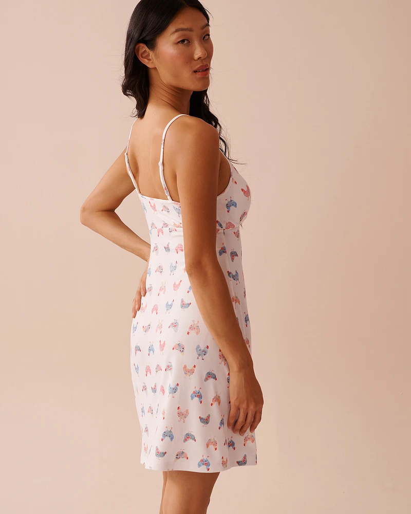 Chicken Print Super Soft Nightie