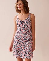 Ditsy Floral Print Soft Jersey Nightie