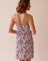 Ditsy Floral Print Soft Jersey Nightie