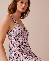 Ditsy Floral Print Soft Jersey Nightie