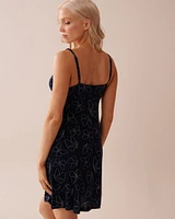 Butterfly Print Soft Jersey Nightie
