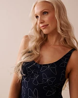 Butterfly Print Soft Jersey Nightie