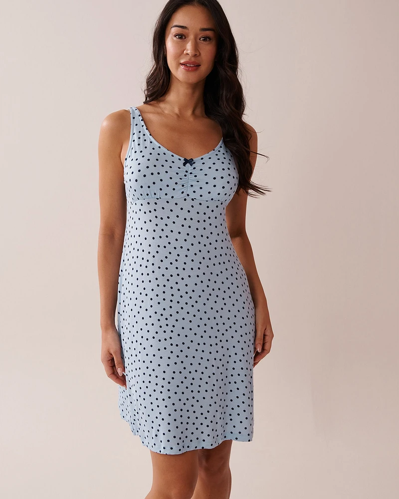 Polka Dot Soft Jersey Nightie