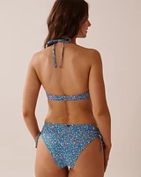 FLORAL PARTY Recycled Fibers Push-up Bikini Top