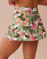 WATER LILY High Waist Skirt Bikini Bottom