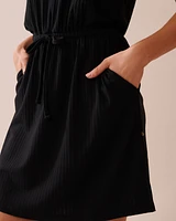 Ribbed Sleeveless Dress