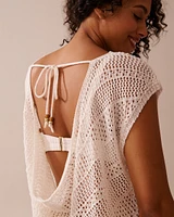 Open-Back Crochet Tunic