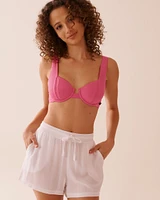 DRAGON FRUIT Recycled Fibers Plunge Bikini Top