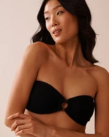Crochet Ring Bandeau Bikini Top
