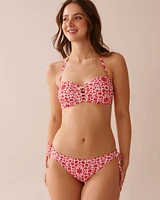 MEDITERRANEAN TILE Bandeau Bikini Top