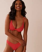HIBISCUS Ribbed Triangle Bikini Top