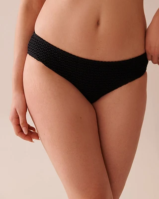 SOLID Crochet Cheeky Bikini Bottom