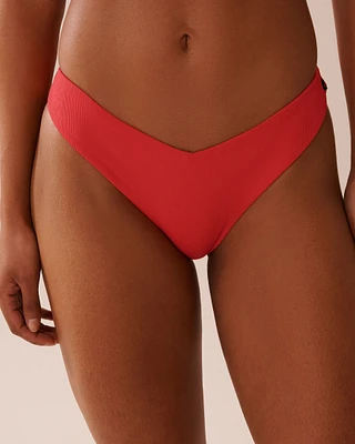 HIBISCUS Ribbed Thong Bikini Bottom