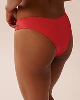HIBISCUS Ribbed Thong Bikini Bottom