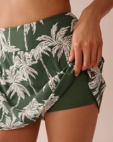 KHAKI PALM Skirt Bikini Bottom